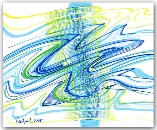 Abstract Pen Drawing 40