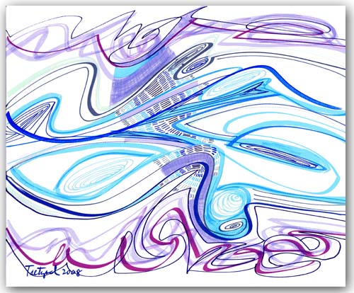 Abstract Pen Drawing 42