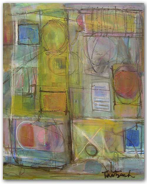 Hiding Out, Abstract Painting